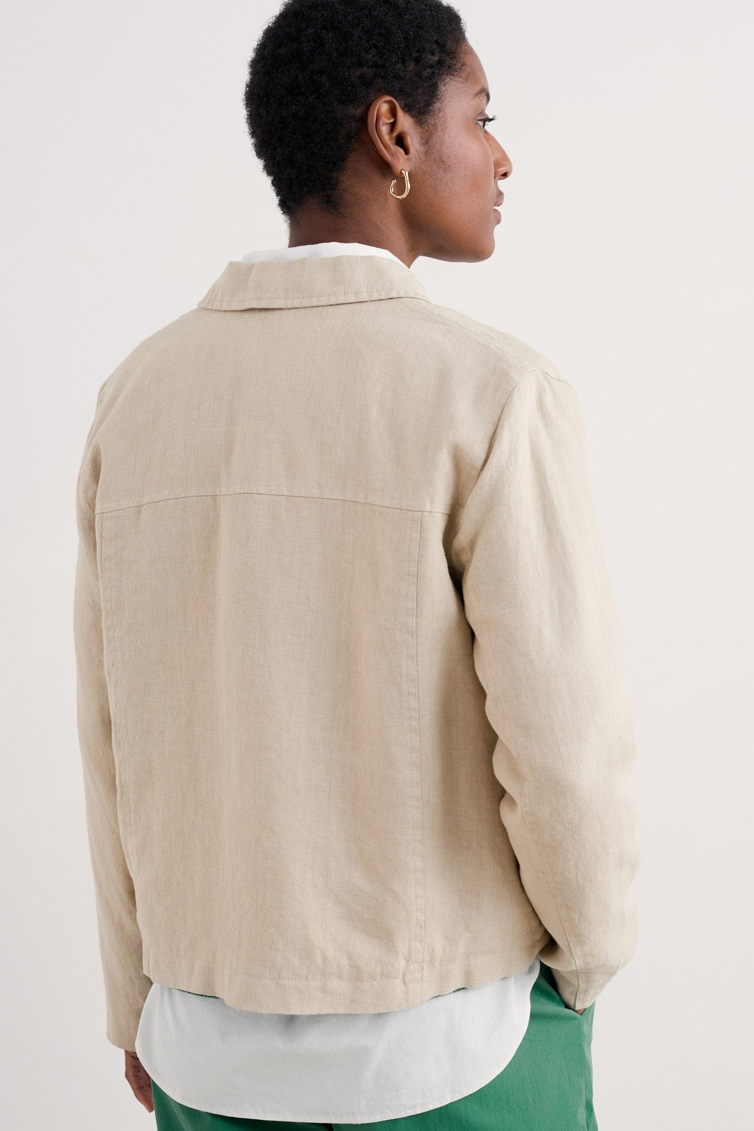 Seasalt Arame Linen Jacket - Whelk