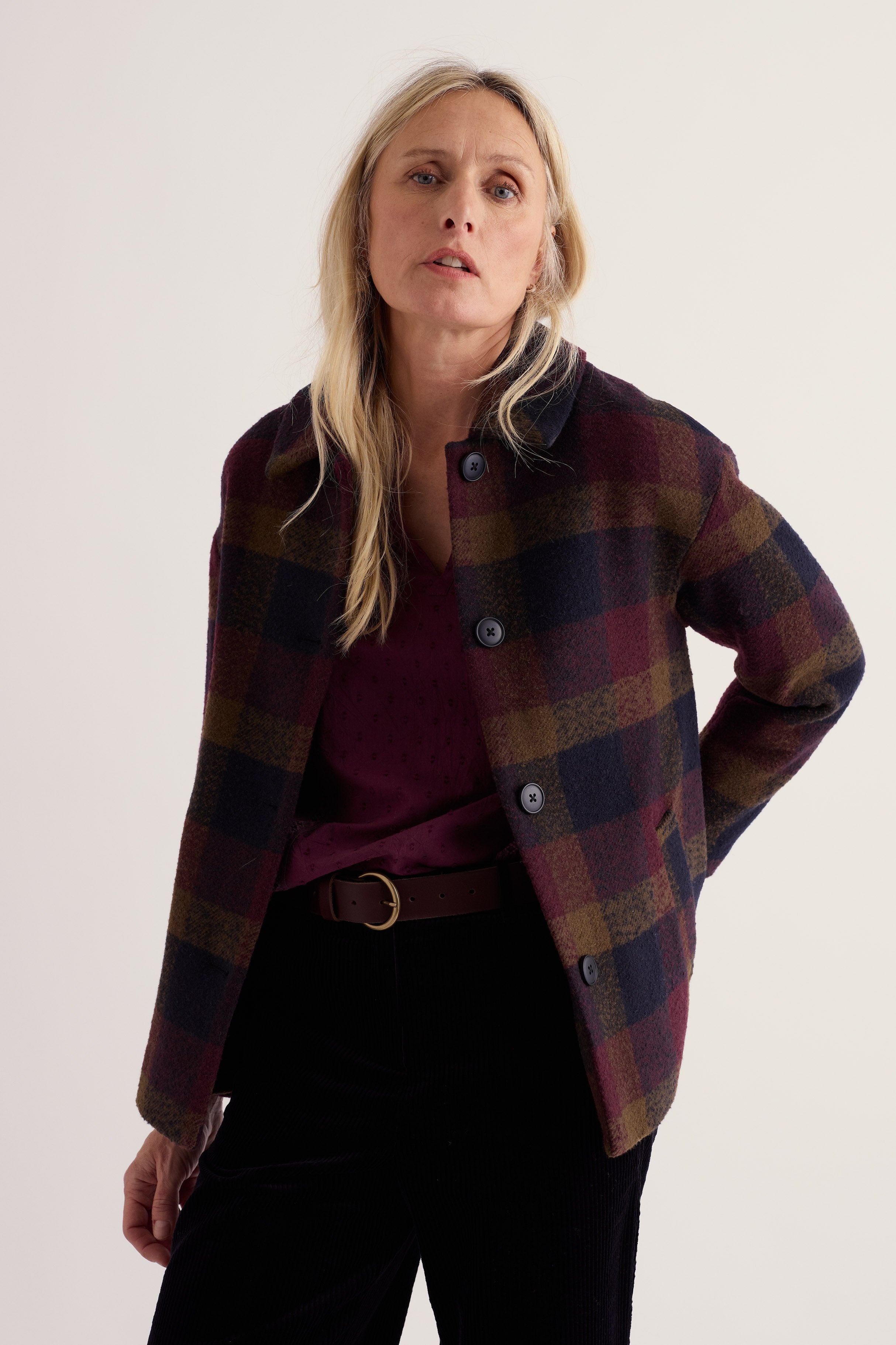 Seasalt Beamwind Coat - Hawkpit Inkwell