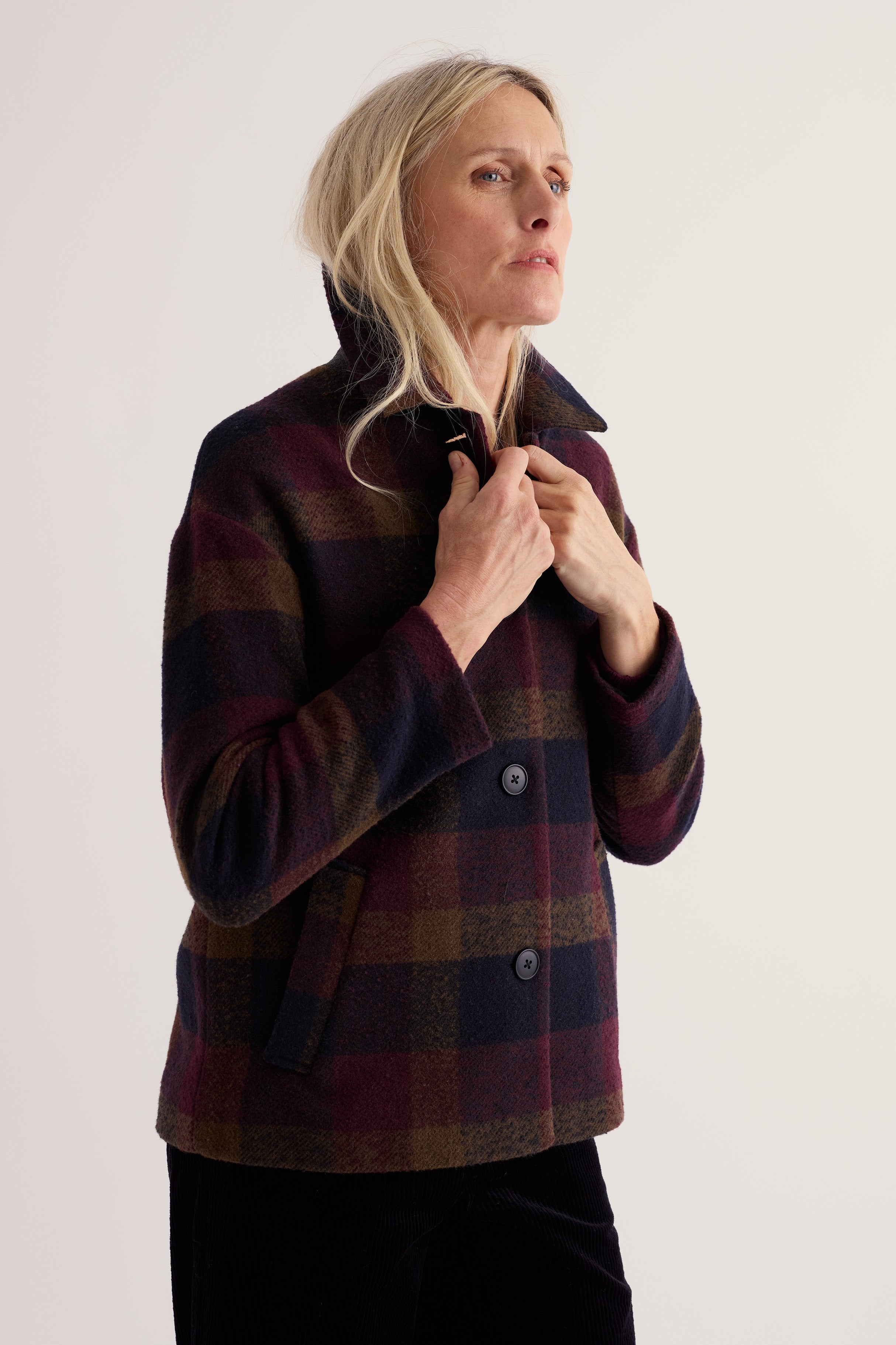 Seasalt Beamwind Coat - Hawkpit Inkwell