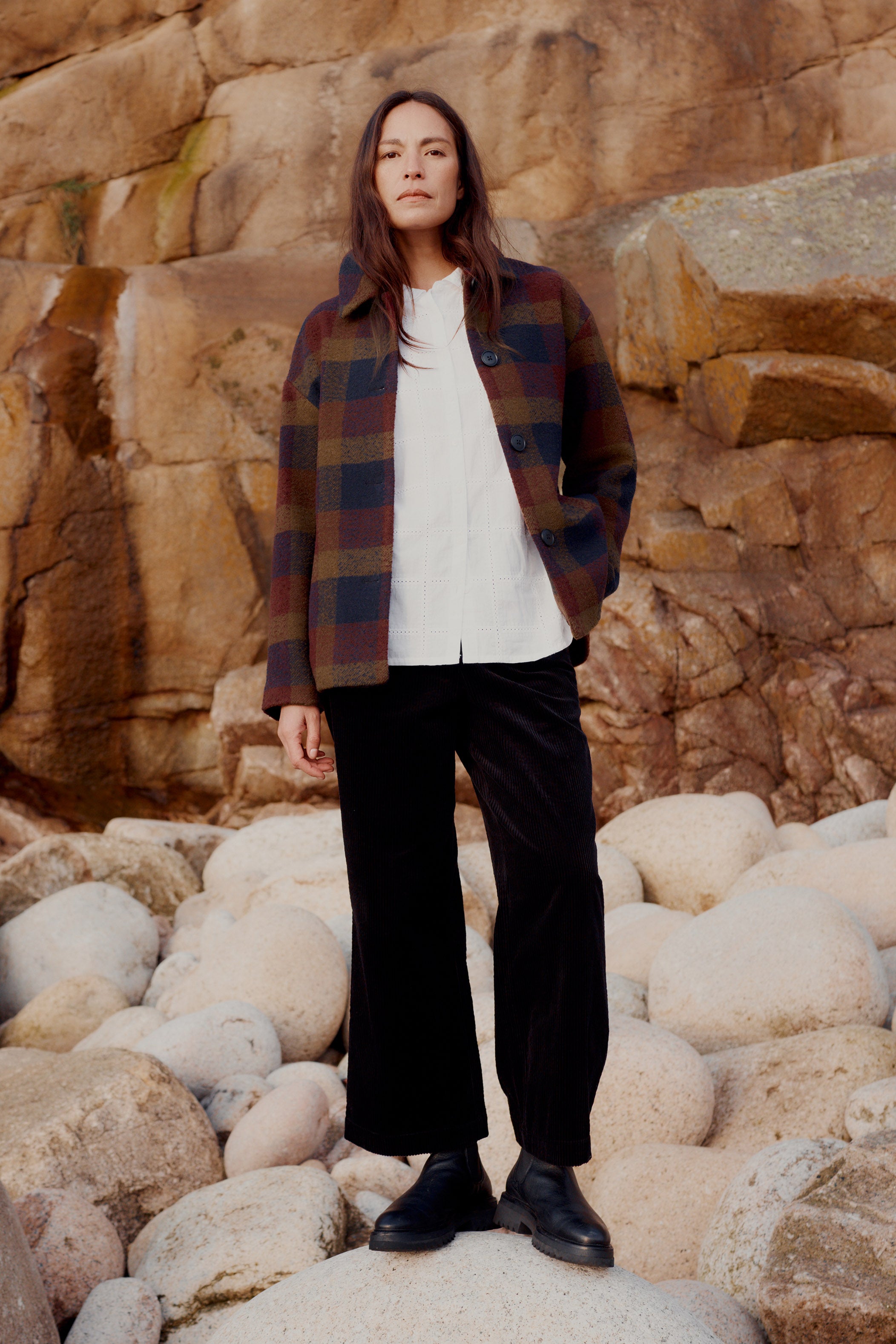 Seasalt Beamwind Coat - Hawkpit Inkwell