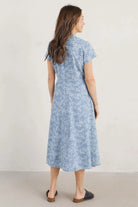 Seasalt Carved Wood Dress - Mimosa Indigo