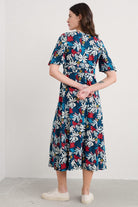 Seasalt Chateaux Dress - Seaweed Flower Maritime