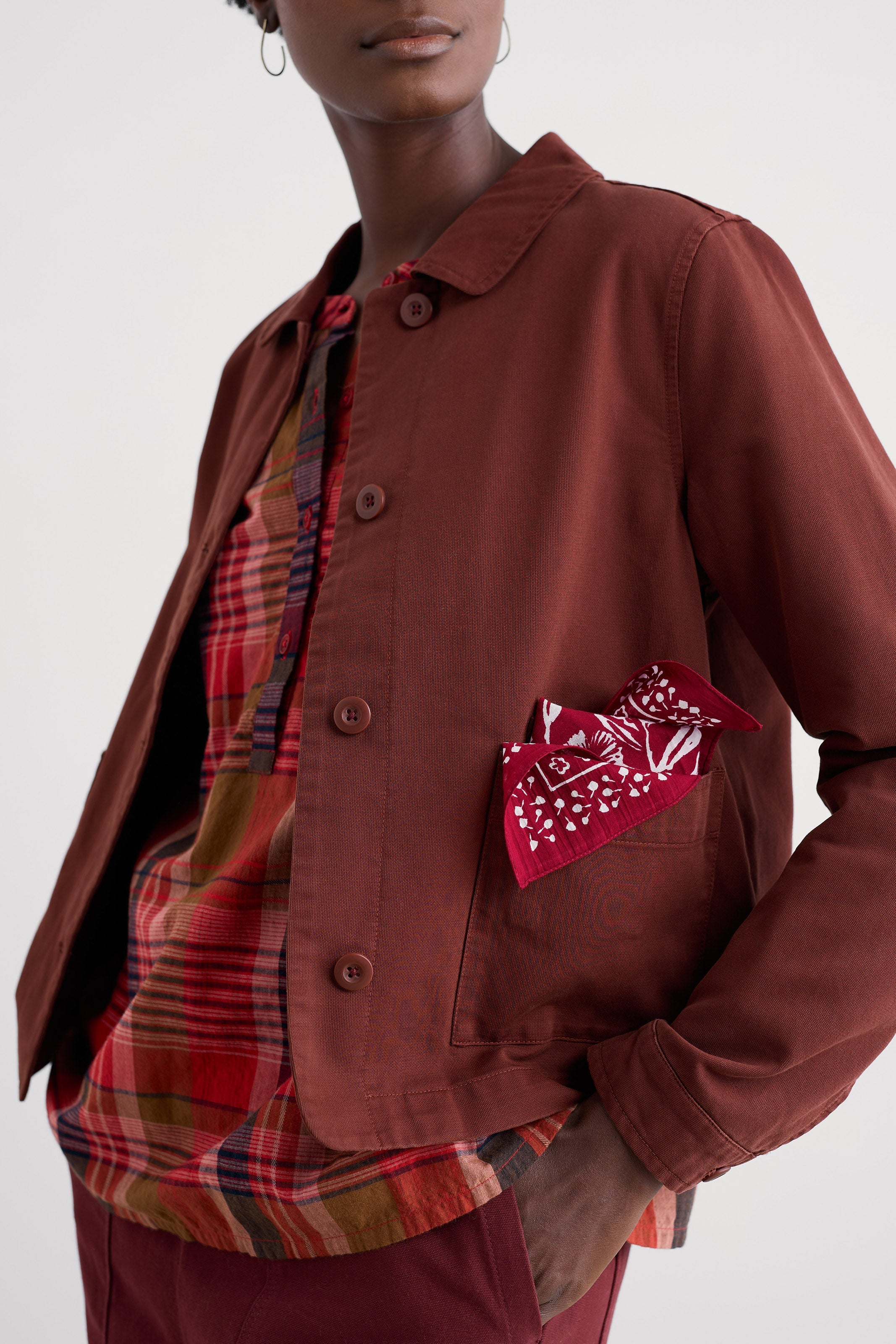 Seasalt Coombe Lane Cotton Jacket - Oakwood