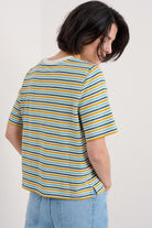Seasalt Copseland Striped T-Shirt - Pellitras Turmeric