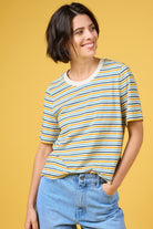 Seasalt Copseland Striped T-Shirt - Pellitras Turmeric