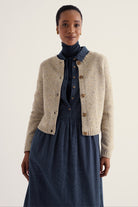 Seasalt Dawson Pick Merino Blend Cardigan - Birch