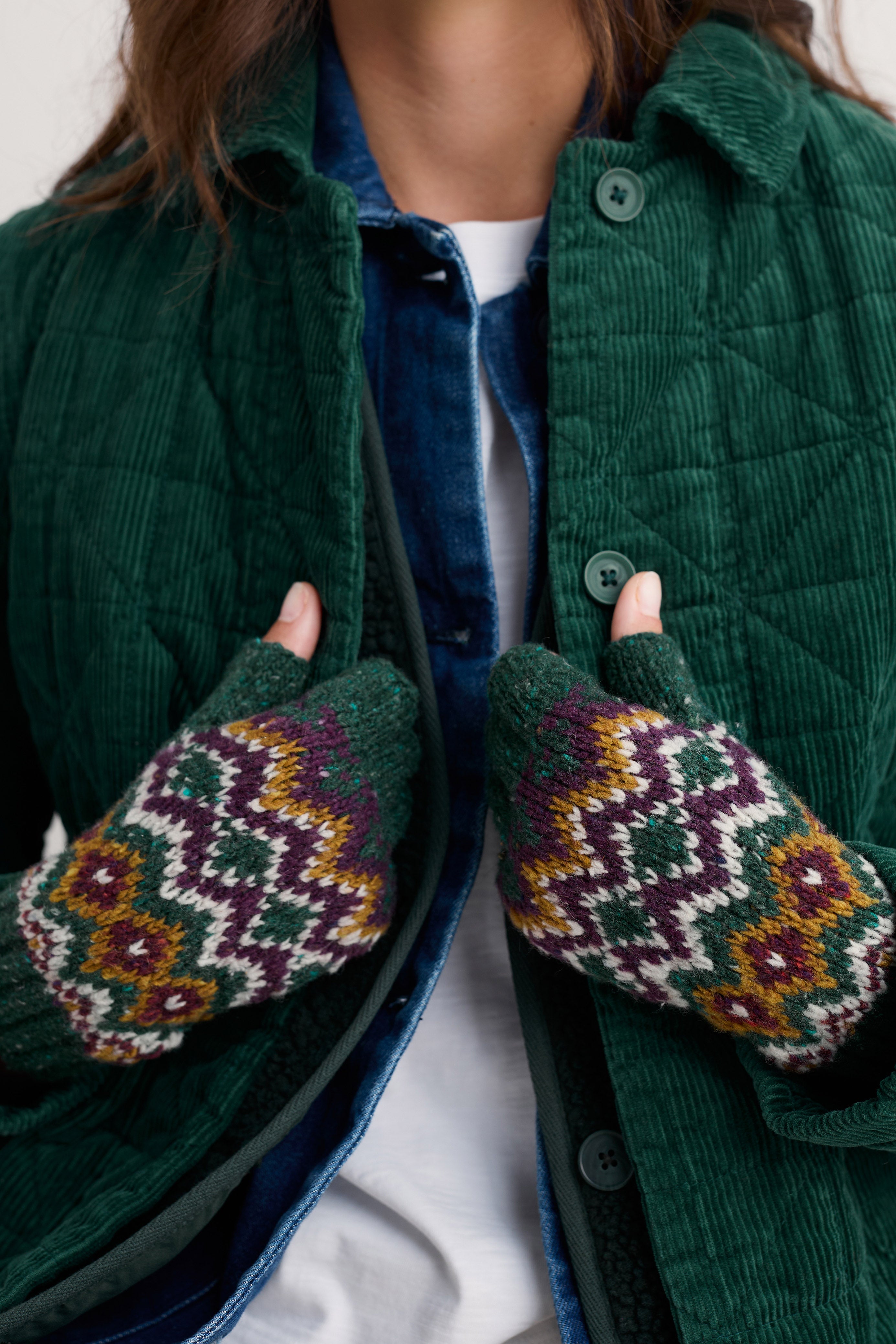 Seasalt Day Moon Mittens - Modernist Dark Wreckage Multi B-AC37852_37121_OS