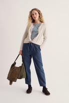 Seasalt Easel Organic Cotton Top - Pressed Ditsy Estuary