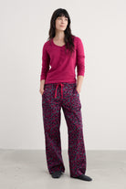 Seasalt Evening Path Pyjamas - Berry Branches Maritime