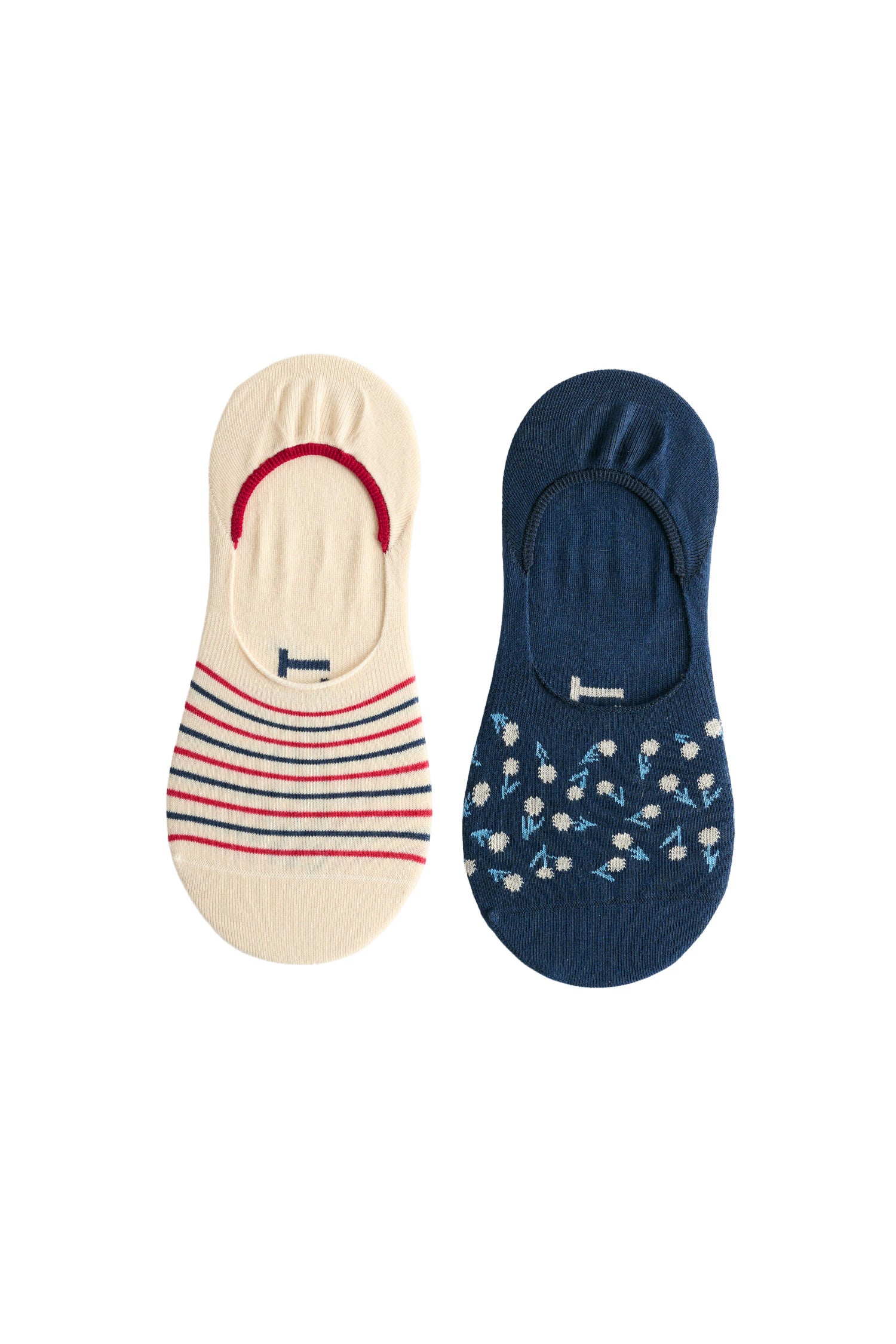 Seasalt Everyday Liner Socks Pack of 2 - Wild Cherry Mix B-AC40491_37638_OS