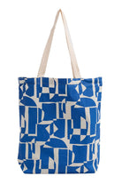 Seasalt Foldaway Canvas Shopper - Paper Forms Cargo Chalk B-AC27958_35433_OS