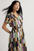 Seasalt Fowen Midi Shirt Dress - Field Colour Dried Basil