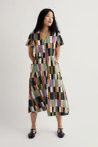 Seasalt Fowen Midi Shirt Dress - Field Colour Dried Basil
