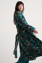 Seasalt Hushing Dressing Gown - Illuminated Garden Dk Wreckage