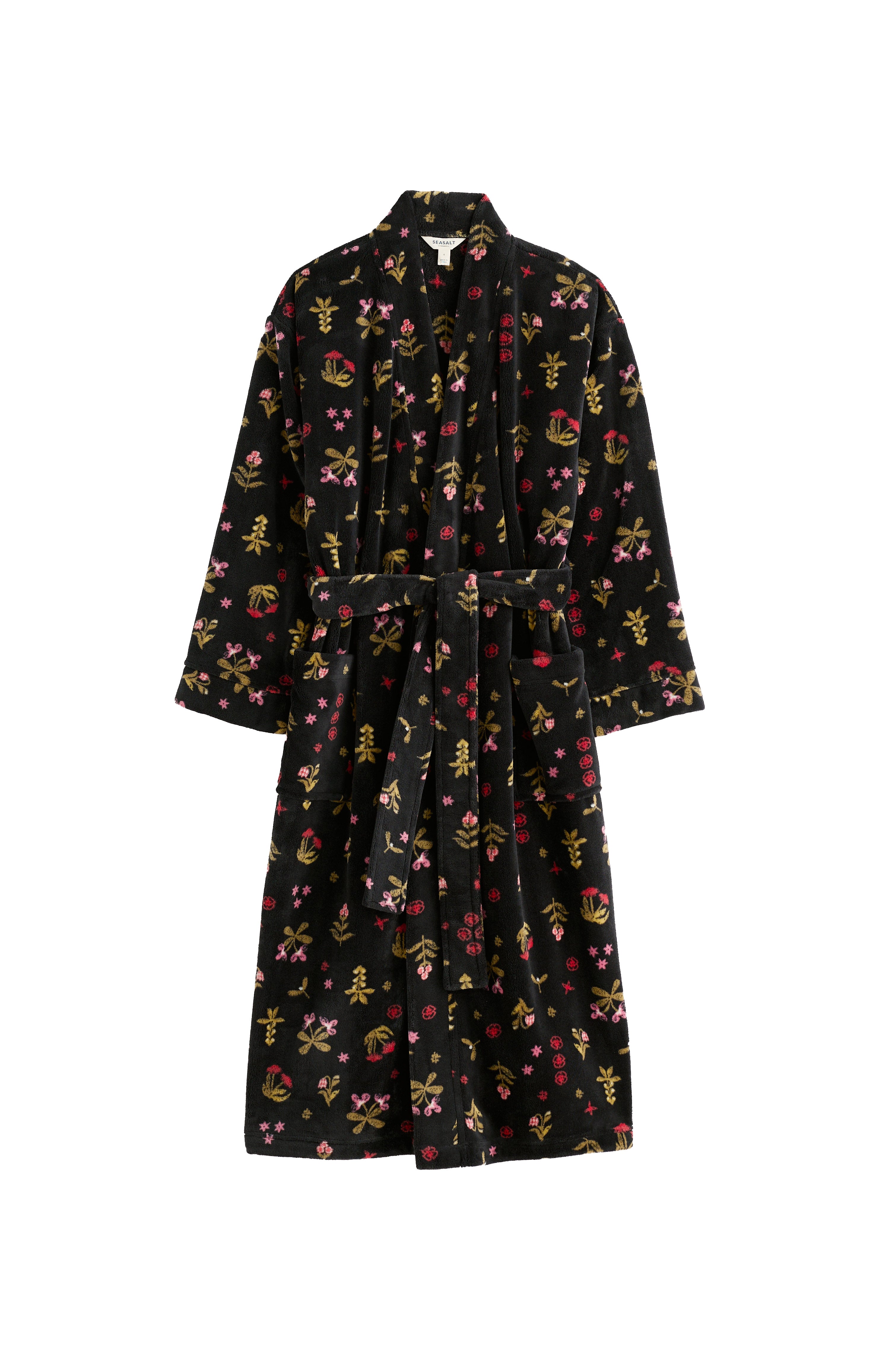 Seasalt Hushing Gown - Tapestry Flowers Onyx