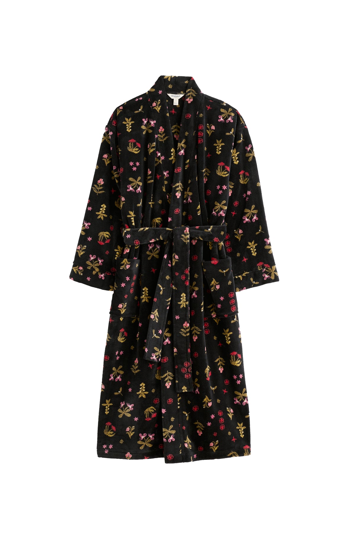 Seasalt Hushing Gown - Tapestry Flowers Onyx