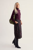 Seasalt Landing Roll Top - Dark Hellebore