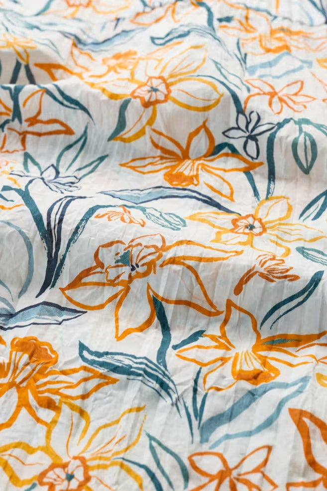 Seasalt Larissa Organic Cotton Shirt - Painted Daffodil Chalk