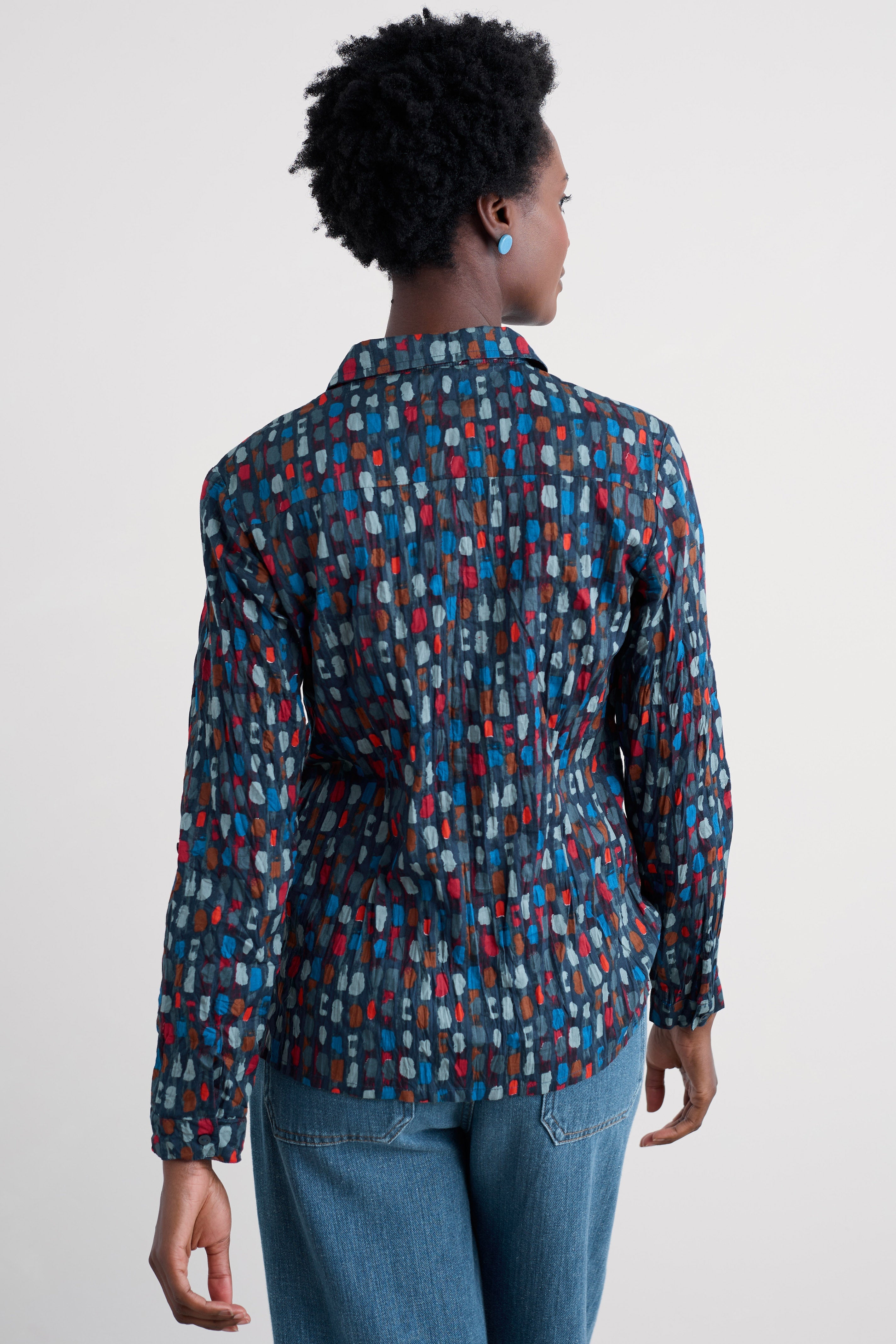 Seasalt Larissa Shirt - Dye Strokes Dark Lugger