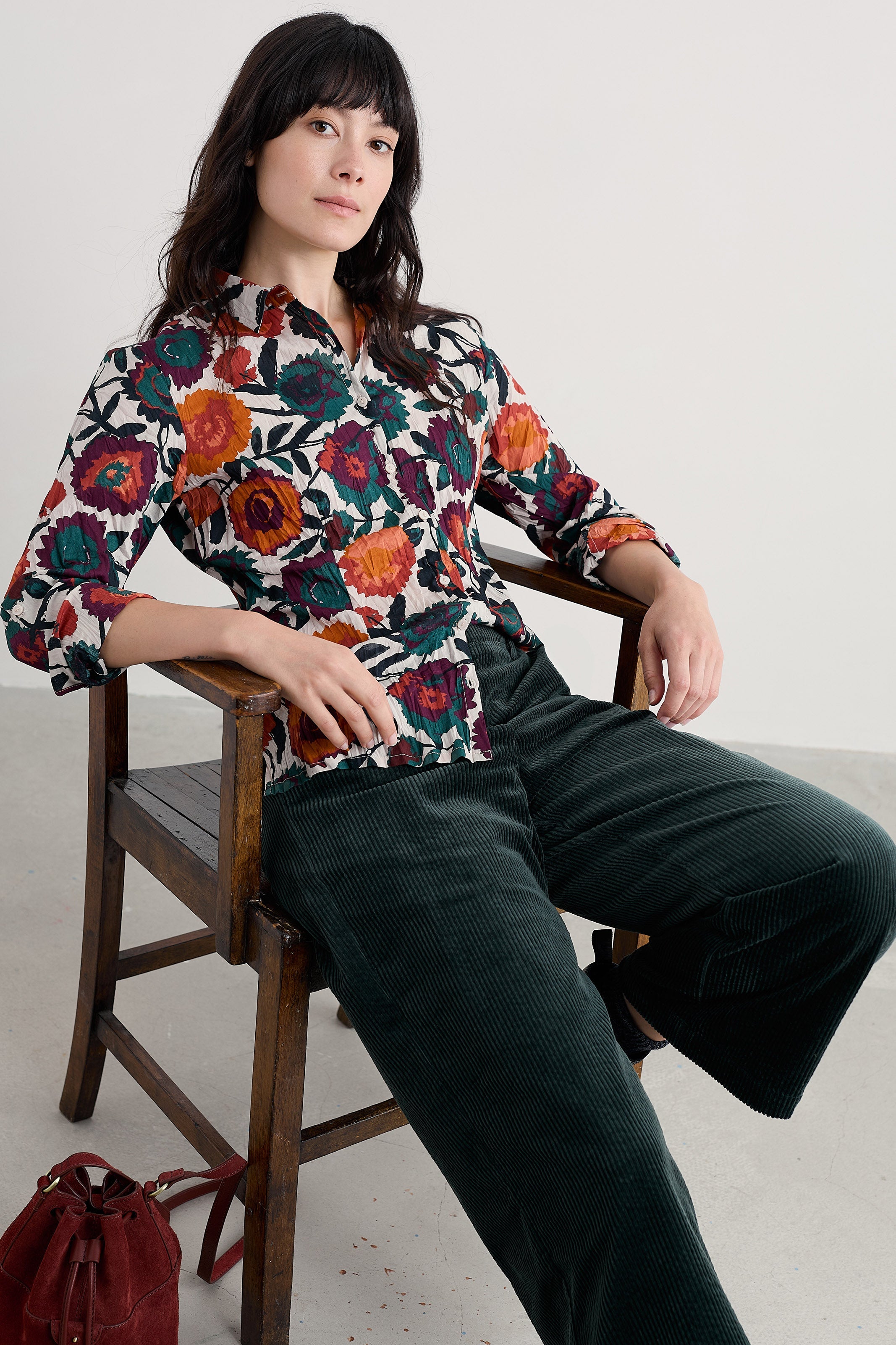 Seasalt Larissa Shirt - Figurative Floral Aran