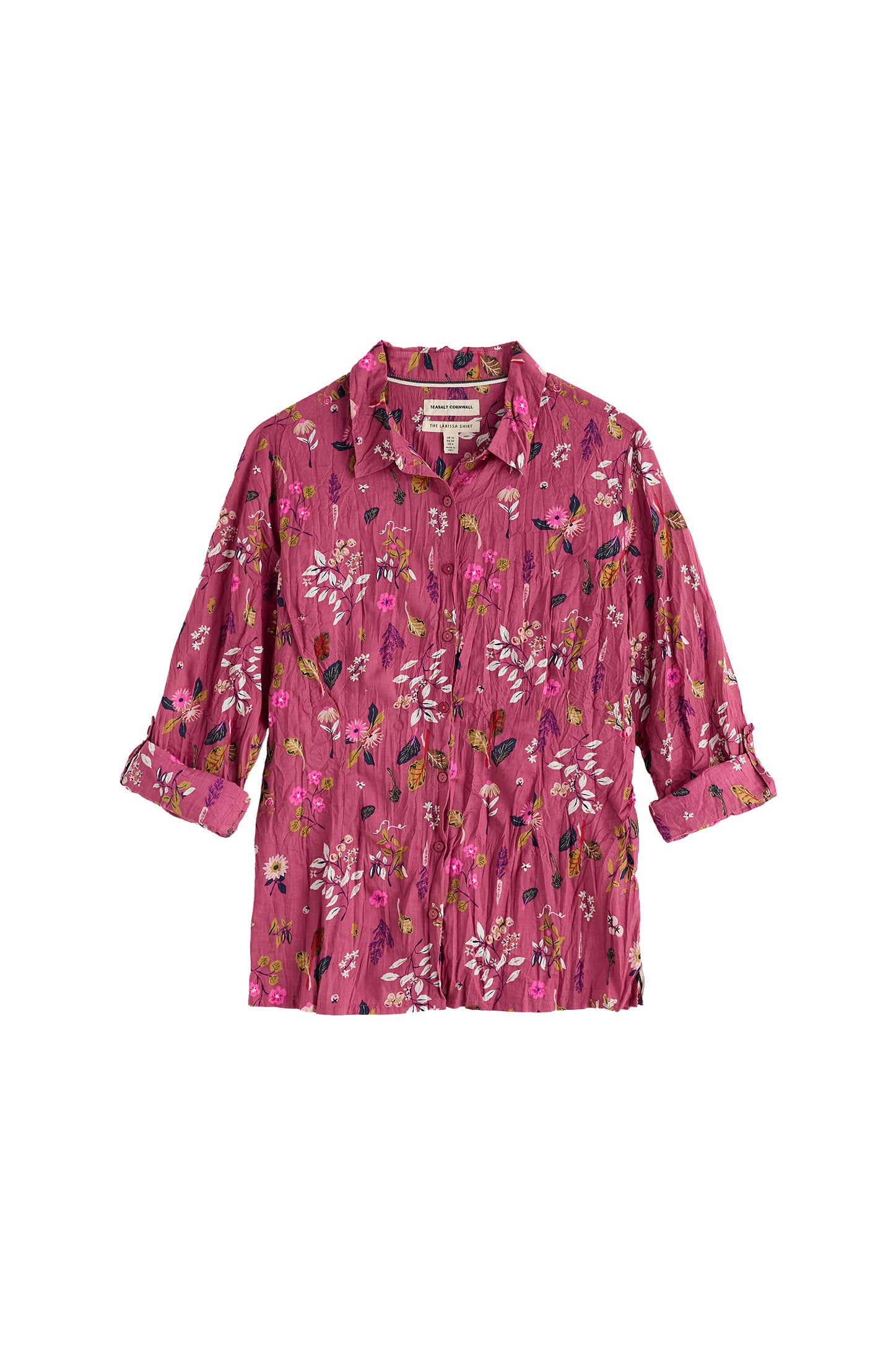 Seasalt Larissa Shirt - Flora Study Rosa