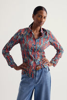 Seasalt Larissa Shirt - Red Hot Poker Dusk