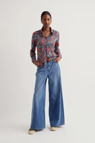 Seasalt Larissa Shirt - Red Hot Poker Dusk