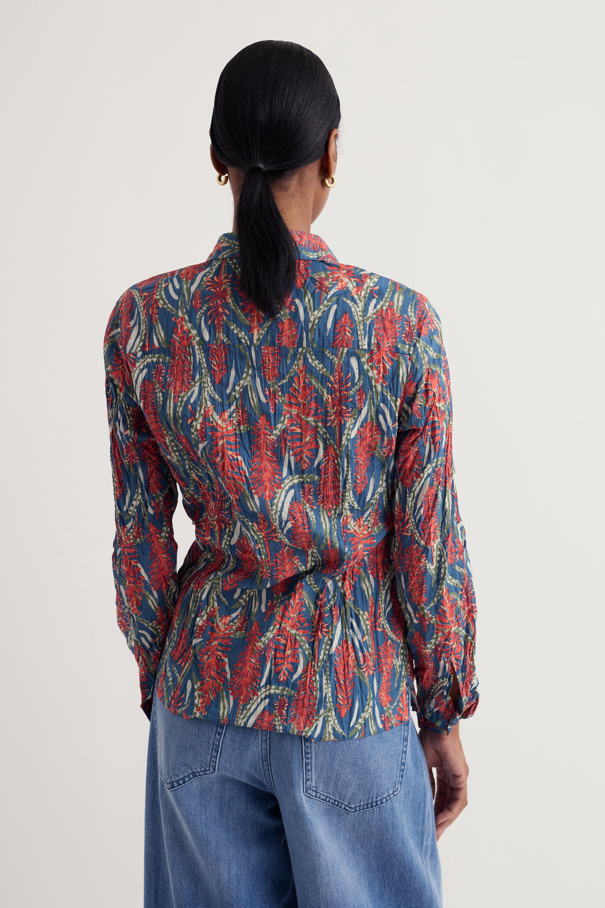 Seasalt Larissa Shirt - Red Hot Poker Dusk