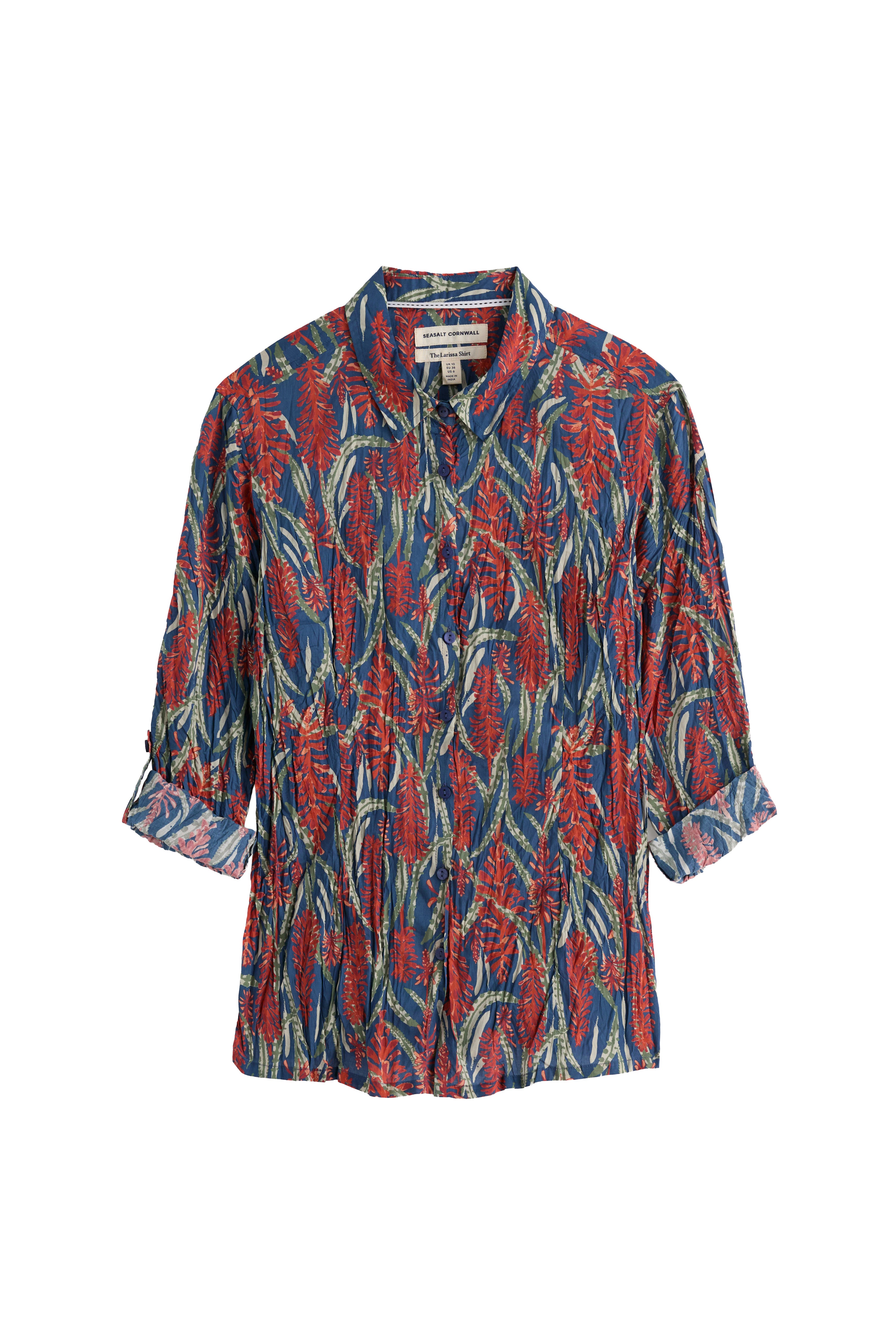 Seasalt Larissa Shirt - Red Hot Poker Dusk