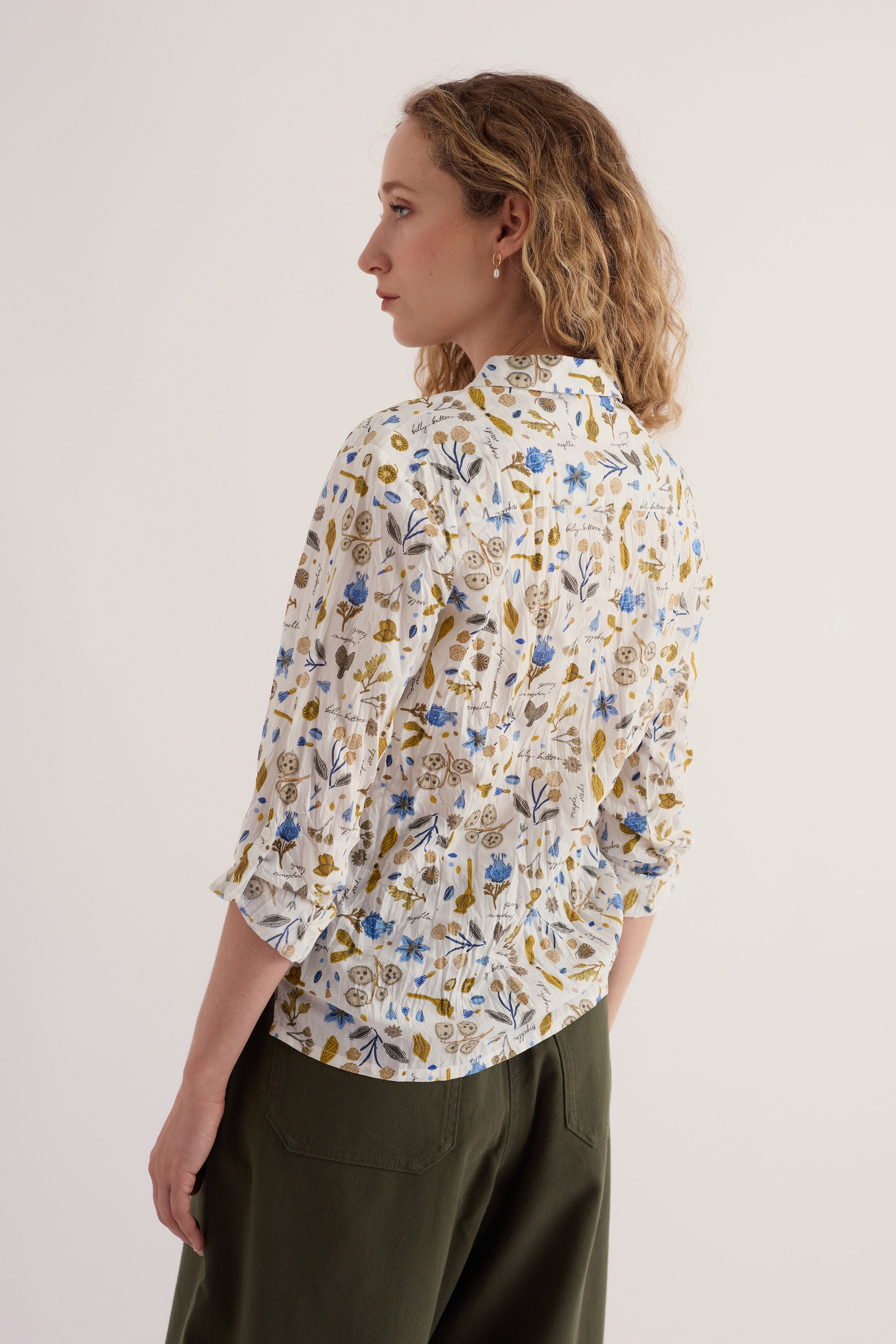 Seasalt Larissa Shirt - Seed Collecting Chalk