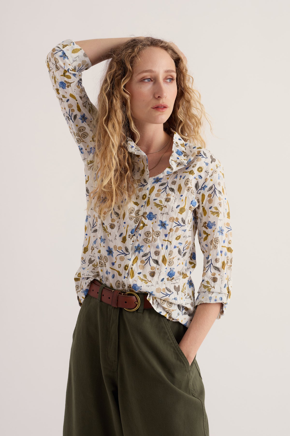 Seasalt Larissa Shirt - Seed Collecting Chalk