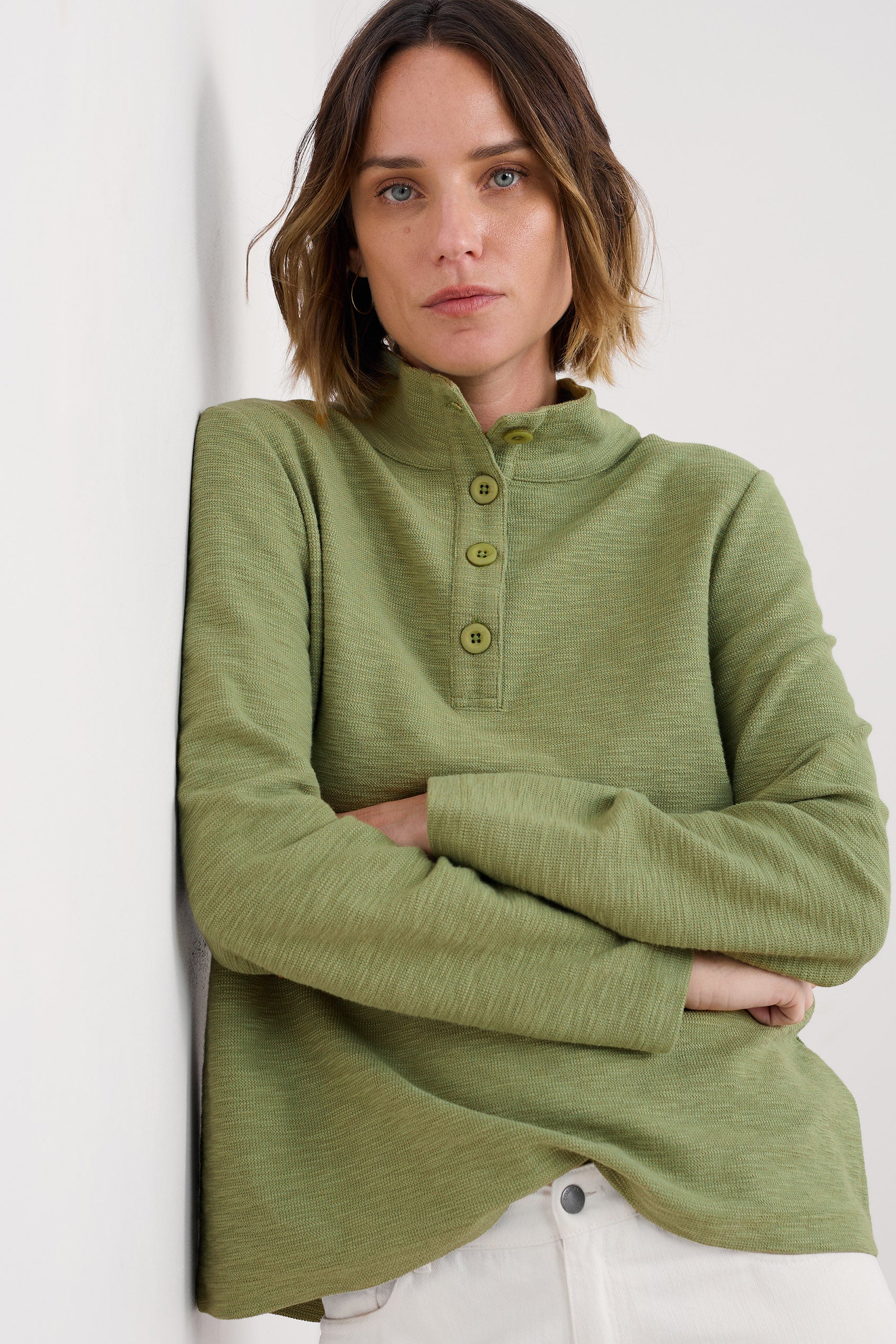 Seasalt Last Boat Sweatshirt - Moss
