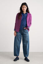 Seasalt Makers Cotton Cardigan - Bright Orchid