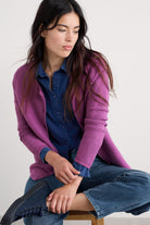 Seasalt Makers Cotton Cardigan - Bright Orchid