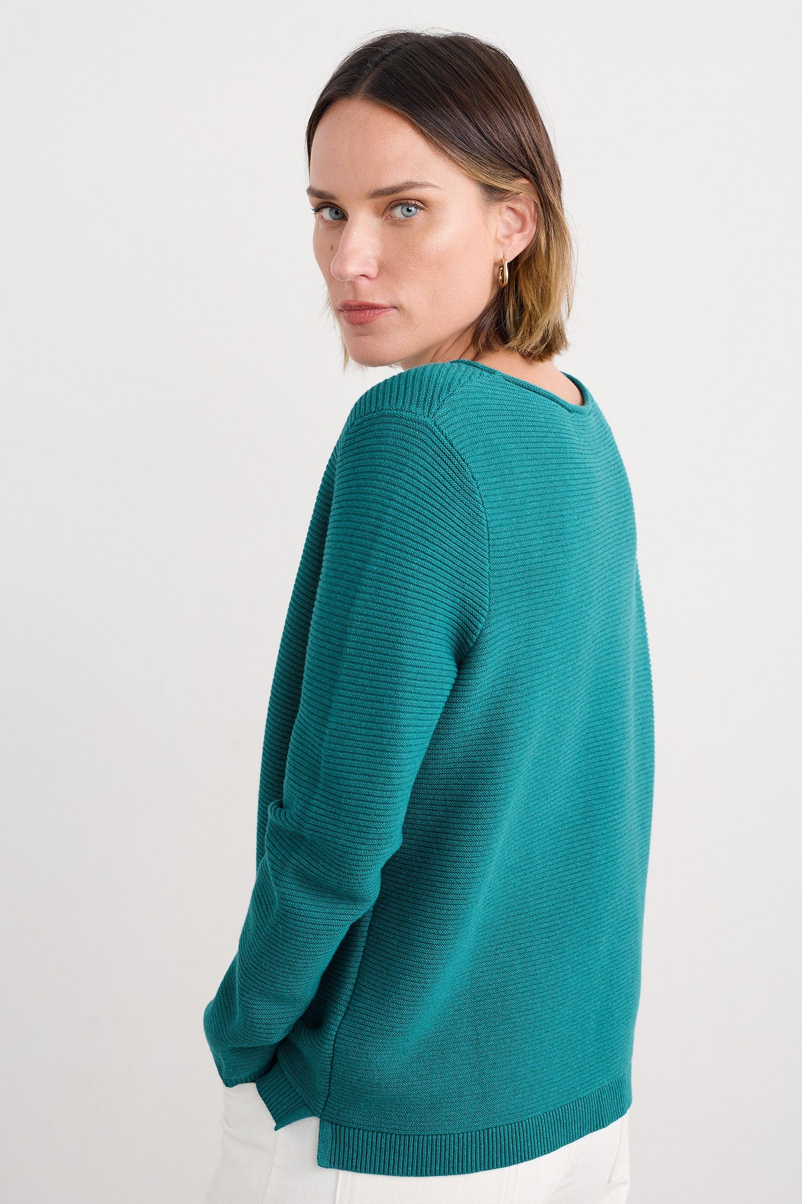 Seasalt Makers Cotton Jumper - Emulsion