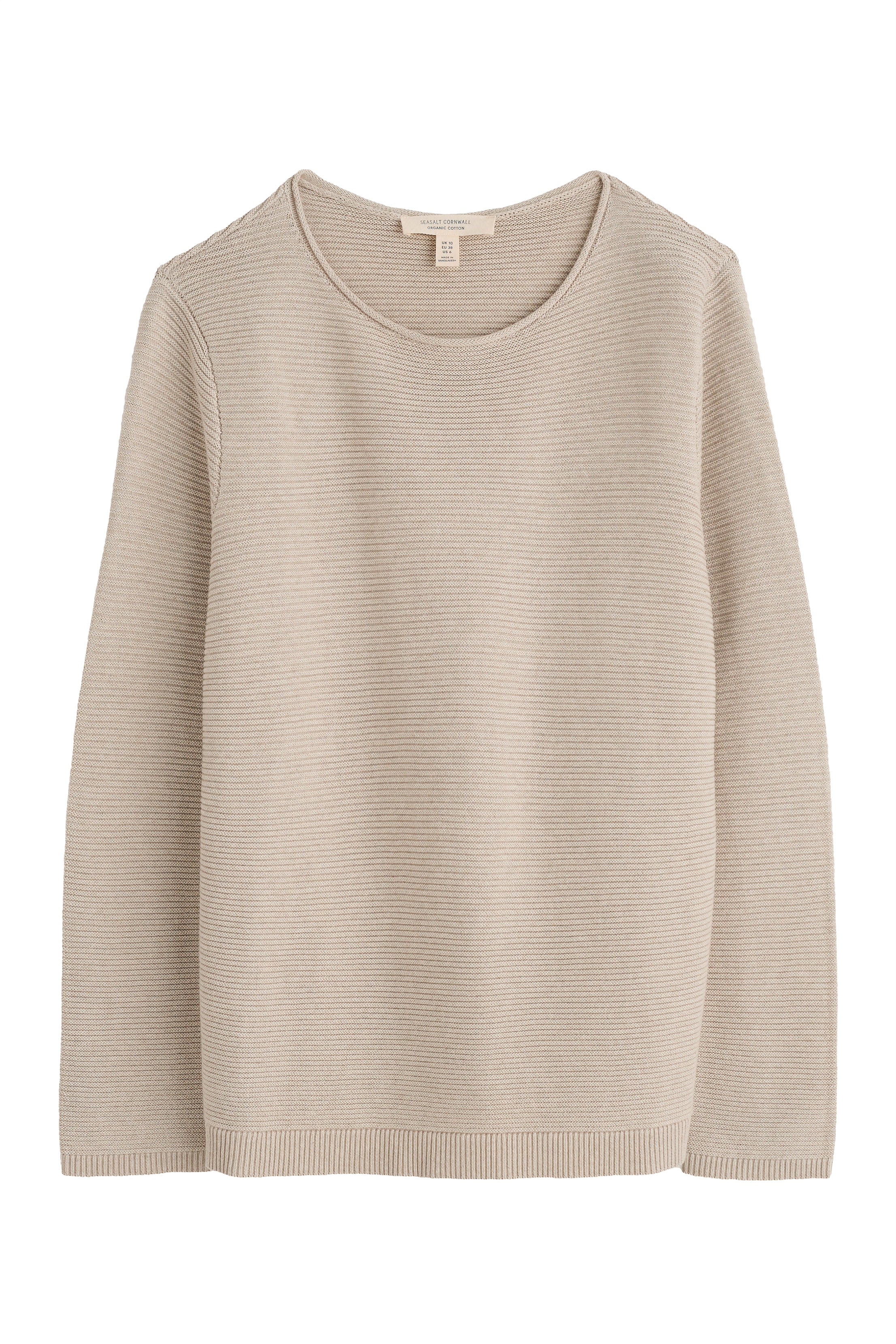 Seasalt Makers Cotton Jumper - Limestone
