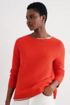 Seasalt Makers Cotton Jumper - Mandarin