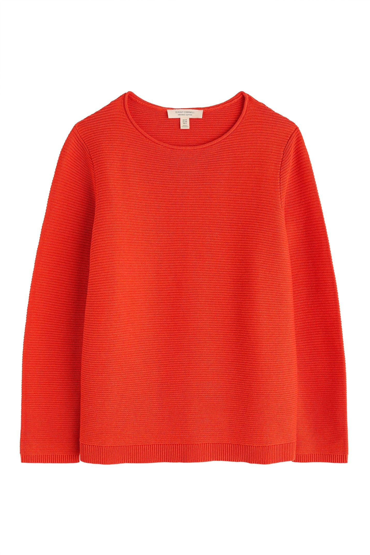 Seasalt Makers Cotton Jumper - Mandarin
