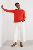 Seasalt Makers Cotton Jumper - Mandarin