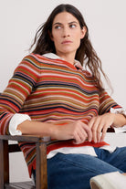 Seasalt Makers Jumper - Ripple Marks Pear Multi