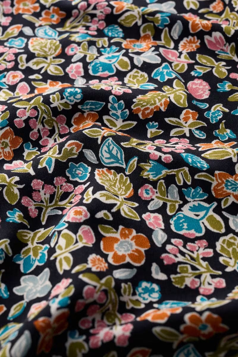 Seasalt Meadowsweet Dress - Shore Flora Onyx