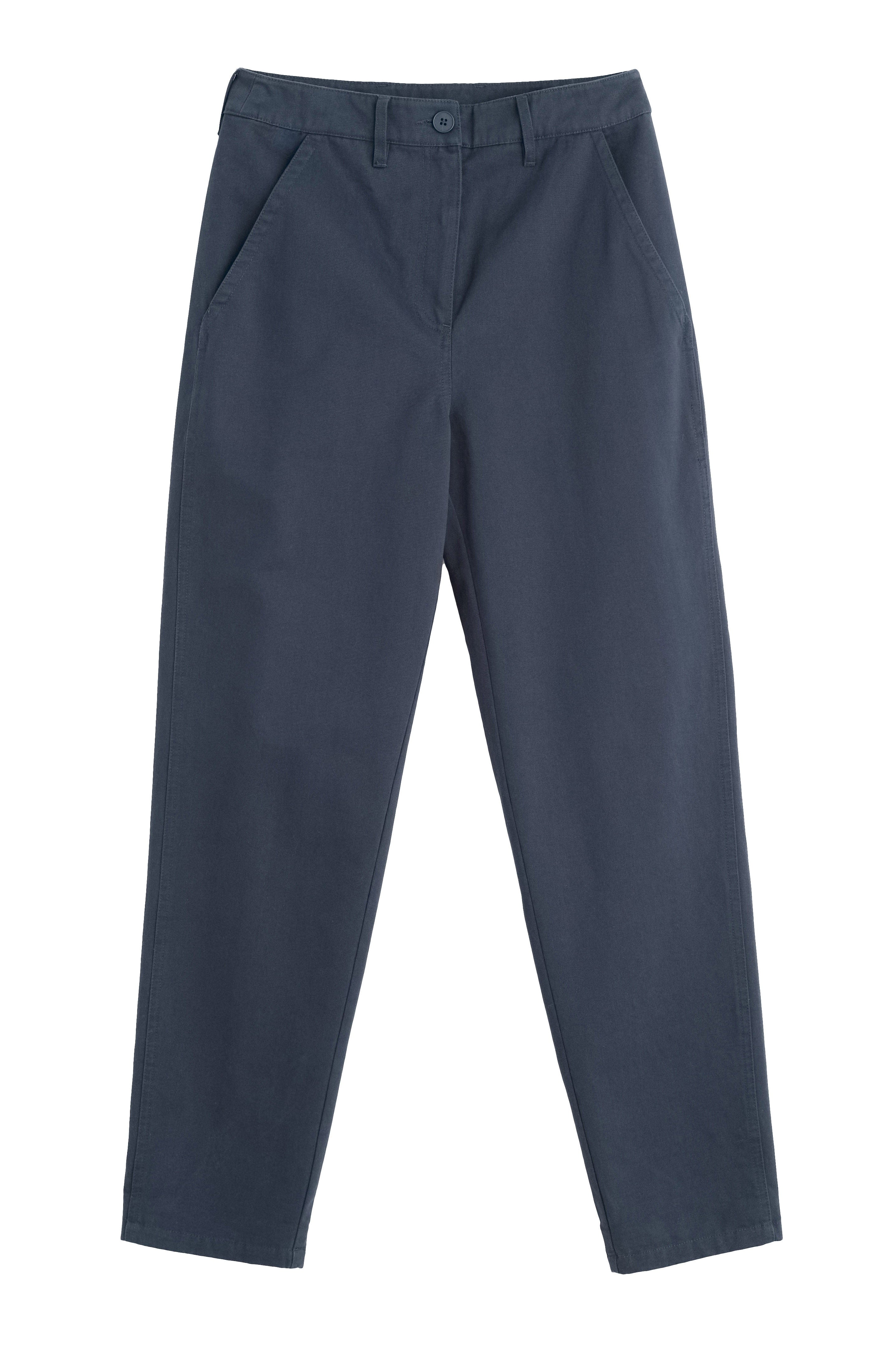 Seasalt Mor Path Organic Cotton Trousers - Maritime