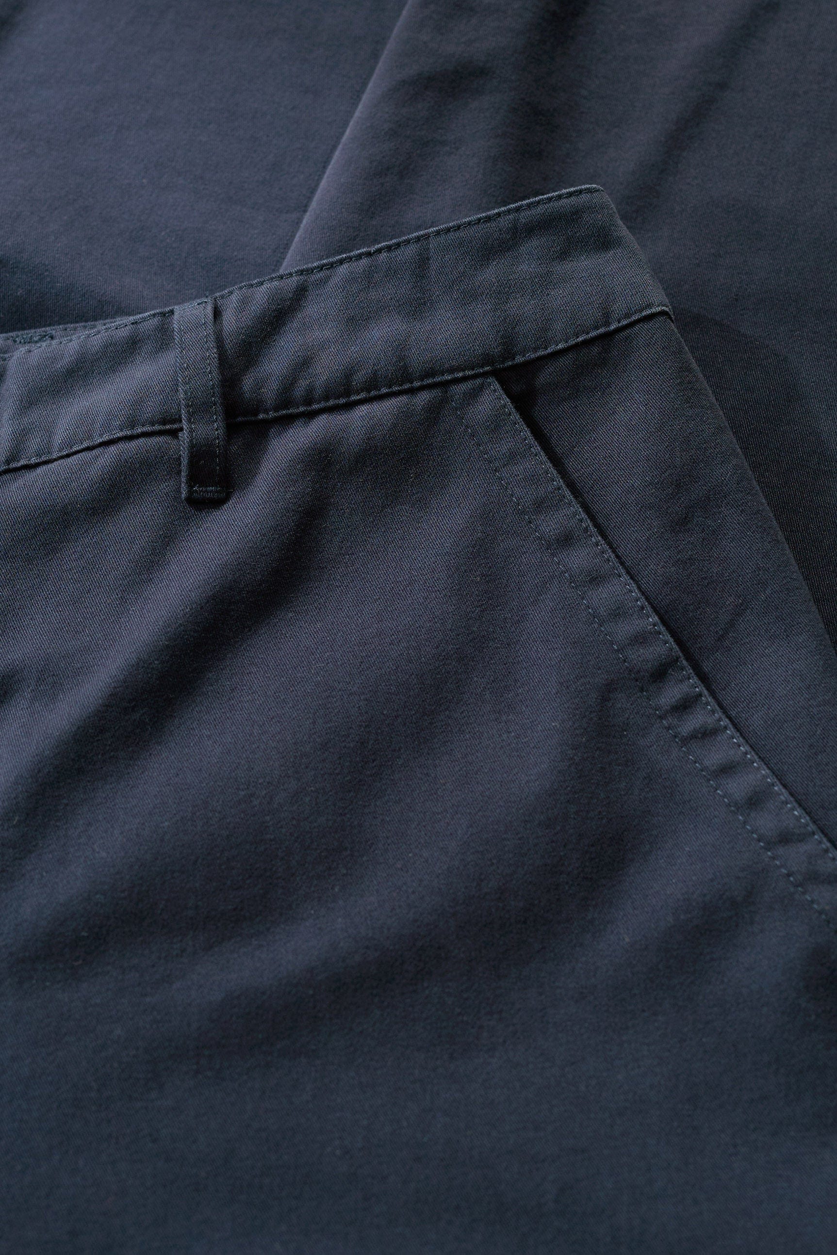 Seasalt Mor Path Organic Cotton Trousers - Maritime