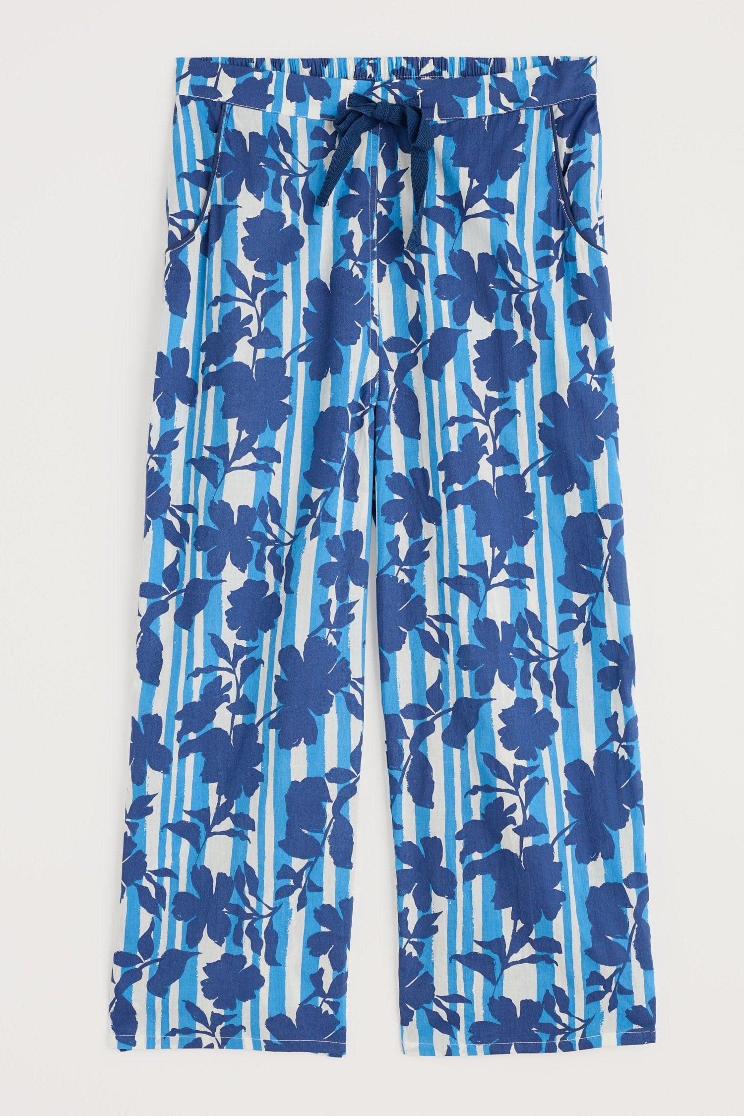 Seasalt Nesting Bird Pyjamas - Camellia Stripe Paddle