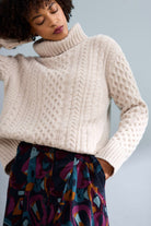 Seasalt Pine Forest Cable Knit Jumper - Aran
