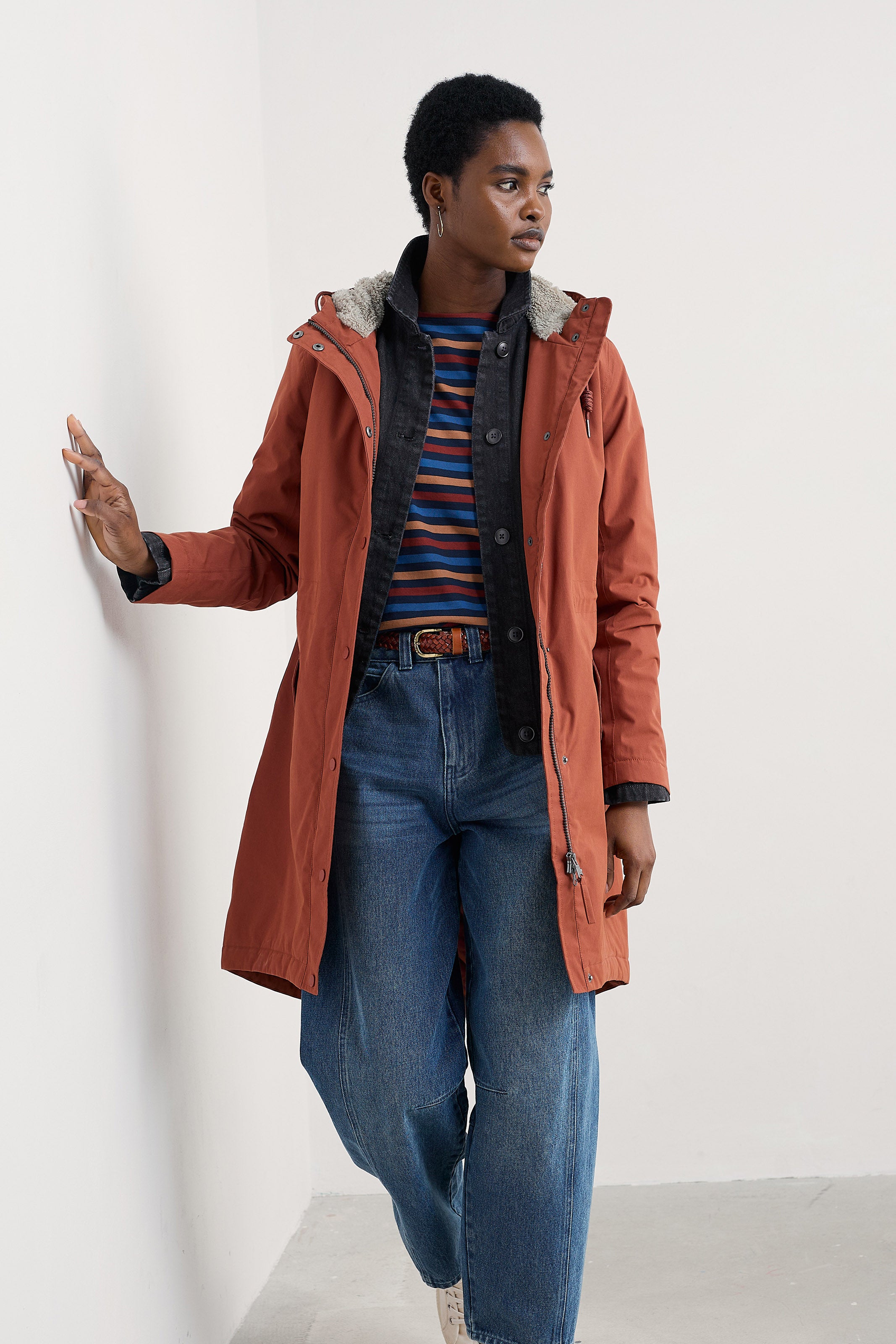 Seasalt Plant Hunter 2 Waterproof Parka Coat - Hazel