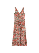Seasalt Polmanter Dress - Red Hot Poker Chalk