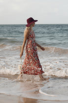 Seasalt Polmanter Dress - Red Hot Poker Chalk