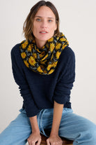 Seasalt Pretty Circle Scarf - Arty Daisy Inkwell B-AC30949_35348_OS