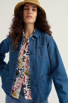 Seasalt Reading Rocks Denim Jacket - Mid Wash
